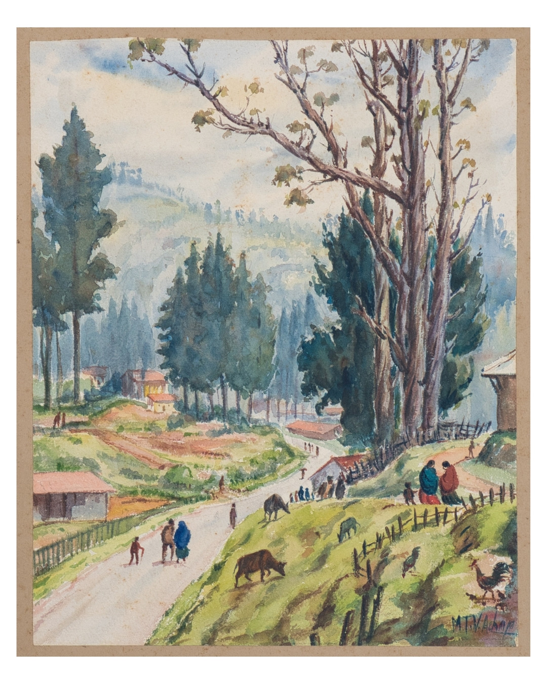 Hill Station Village' Landscape